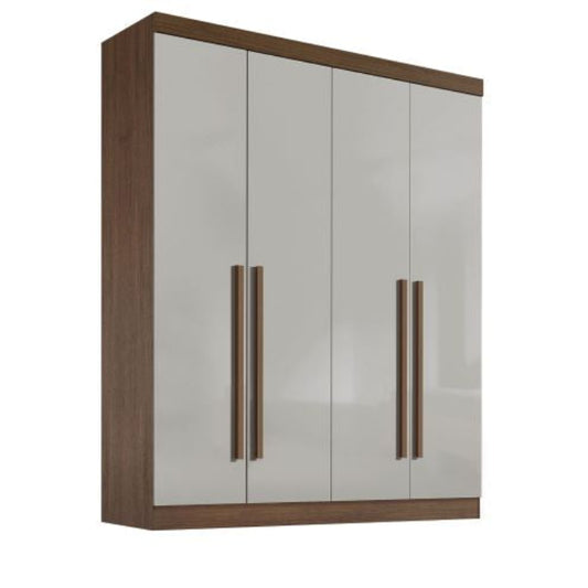 Roupeiro Da Vinci Plus 4P Castanho.Off White EN