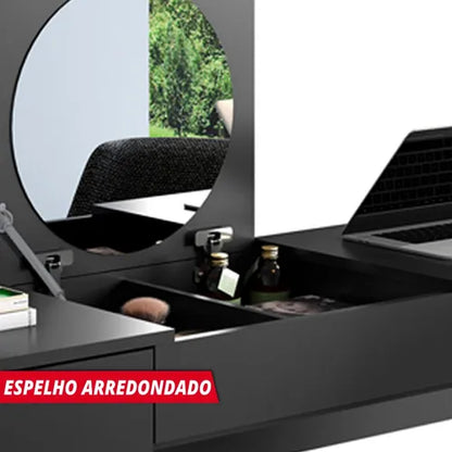 Escrivaninha Penteadeira Elegance - Preto