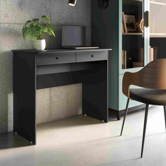 Escrivaninha 2 Gavetas Preto EN