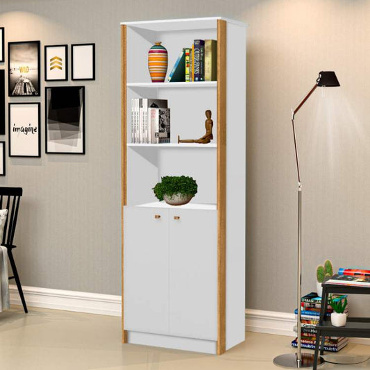 Estante Office 2P Branco.Nature EN