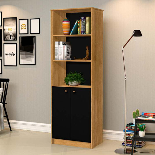 Estante Office 2P Nature.Preto EN