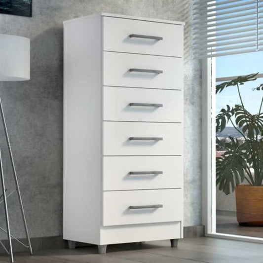 Comoda Helena 6Gav Branco EN