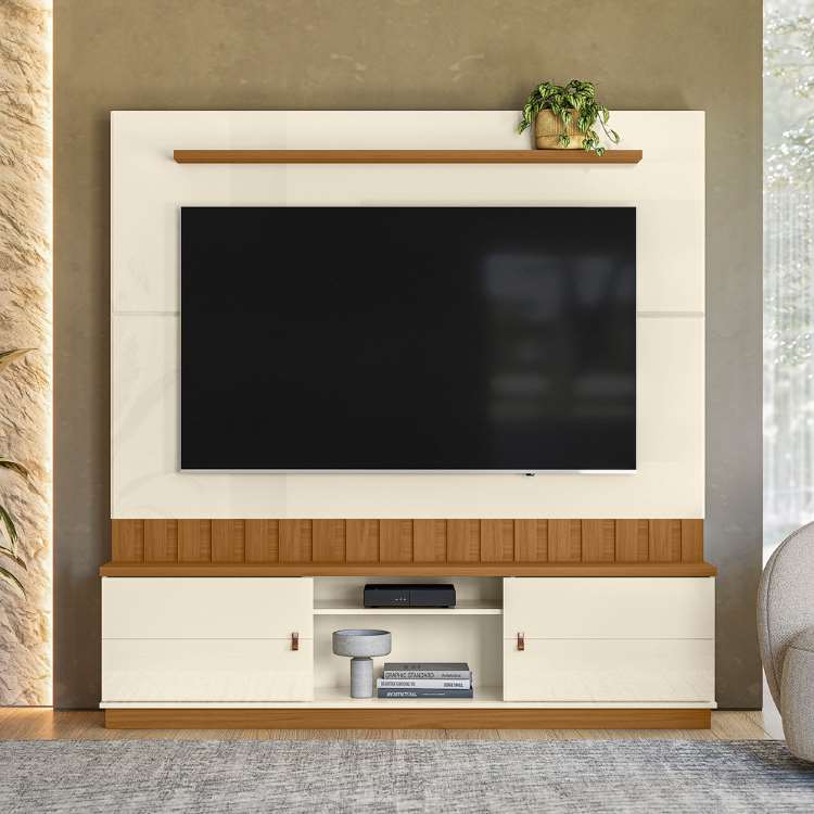 Home Florianópolis 1,75 cm - 70'' - Off White/Amendoa EN