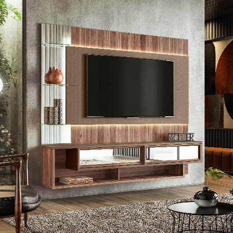 Home Suspenso Montreal - 2,10 cm -75'' - Sepia/Nogueira EN