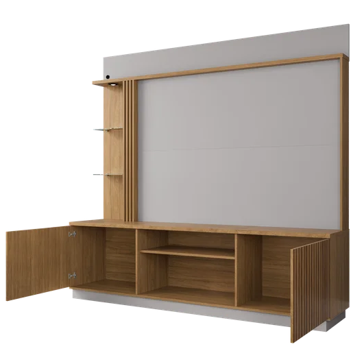 Home Atalanta 65'' - Naturale Ripado 3D/Off White EN