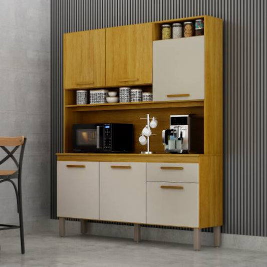 Kit Cozinha Noor 6P1G Cinamomo.Off White EN