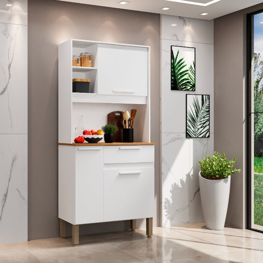 Kit Cozinha Lia 3P1G Branco EN