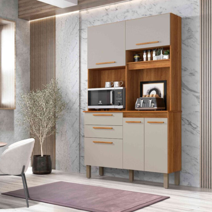 Kit Cozinha Dubai Cinamomo.Off White EN