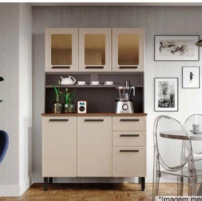 Kit Cozinha Aco Tpl 6P3Vdr2G Estilo Areia EN