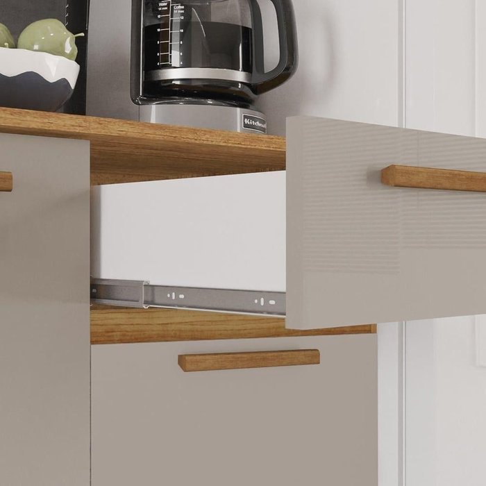 Kit Cozinha Lia - Cinamomo/Off White EN