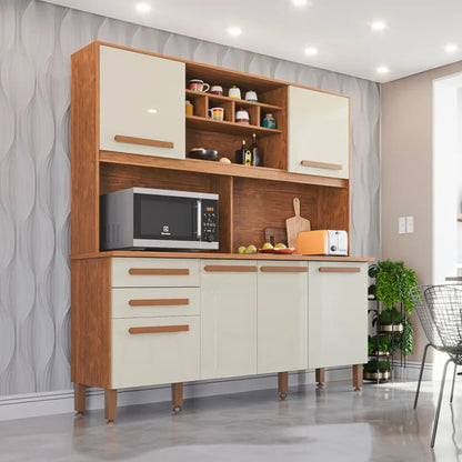 Kit Cozinha Lara Lunna - Cinamomo/Off White EN