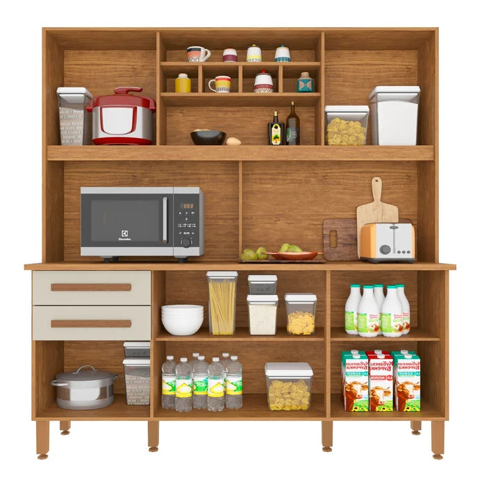 Kit Cozinha Lara Lunna - Cinamomo/Off White EN