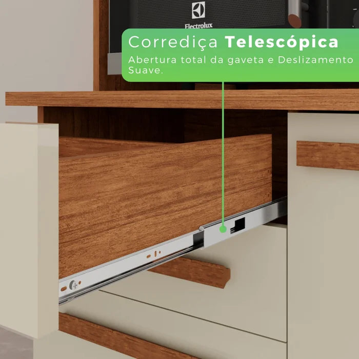 Kit Cozinha Lara Lunna - Cinamomo/Off White EN