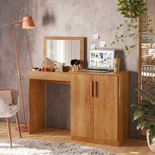 Mesa Penteadeira Multiuso Dimitri Amadeirado EN