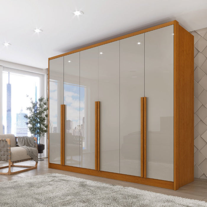 Roupeiro Esplendor.Realeza 6P6G Cinamomo.Off White EN