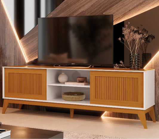 Rack King 65" - Off White/Cedro E