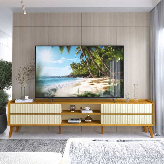 Rack Magnifico com Pes Off White.Naturale EN