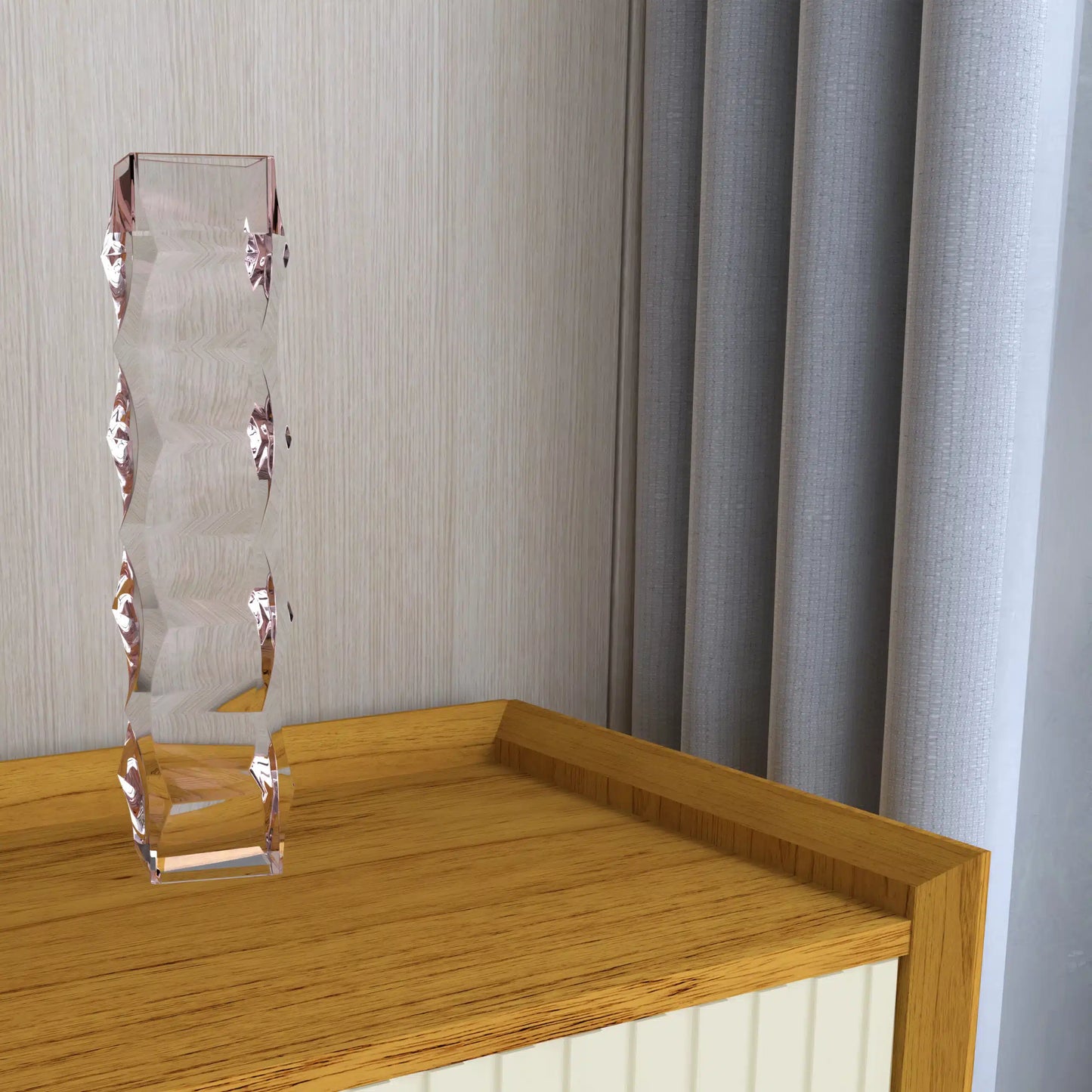 Rack Magnífico 2,12 cm 75" - 100% MDF - Off White/Naturale EN