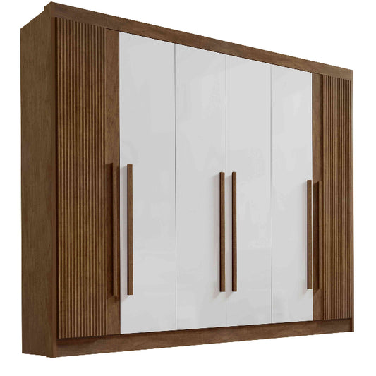 Roupeiro Athos 6P Ipe.Off White Ripado EN