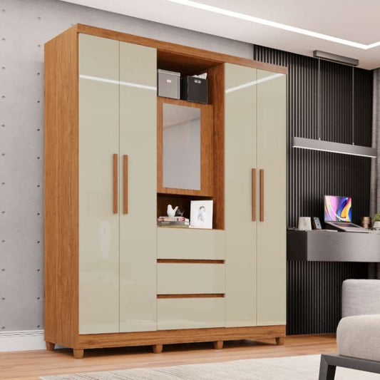 Roupeiro Capelinha Prime c/ Esp Cinamomo.Off EN