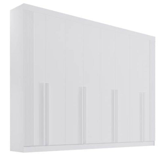 Roupeiro Daymond 8P Branco Ripado EN