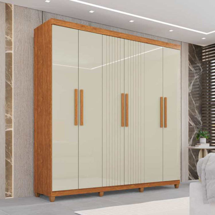 Roupeiro Portugal Prime 6P2G Cinamomo.Off White EN