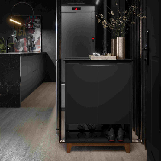 Sapateira Hall Flow 2P Preto EN