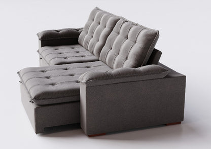 Estofado Retratil Magnum 2.30 cm - Cinza L