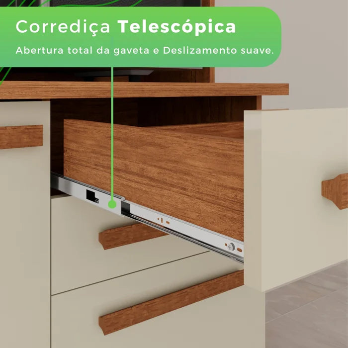 Kit Cozinha Sofia - Cinamomo/Off White EN