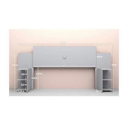 Cabeceira Box Acapulco Branco