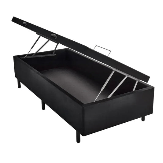 Base Bau Solteiro Velido Suede EN