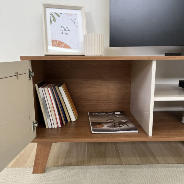 Rack Charlotte 75″ - Cinamomo/Off White E