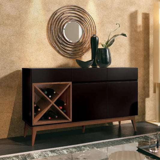 Buffet Chadon - Preto/Naturale E