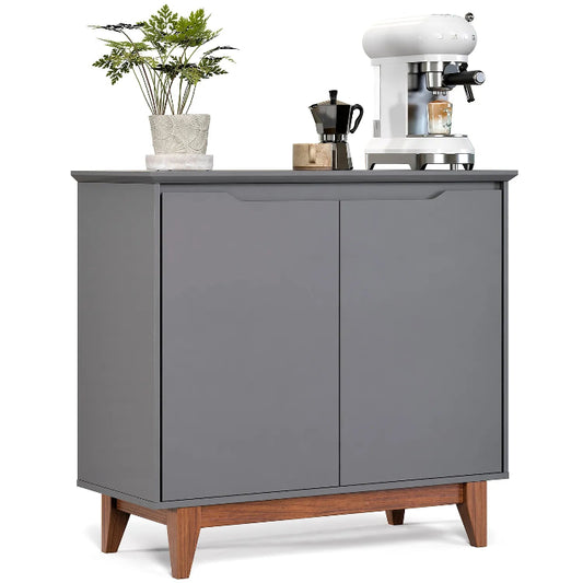 Buffet Flow 2 Portas sem Gavetas Cinza EN