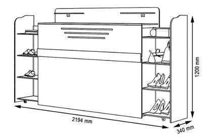 Cabeceira Queen Julia Branco EN