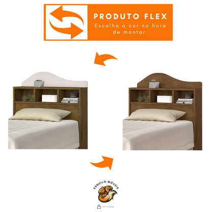 Cabeceira Box Solteiro Irlanda Jequitiba.Off Flex EN