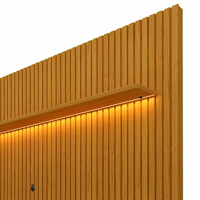 Home Nobre Ripado 85'' Com LED - Naturale/Off White EN