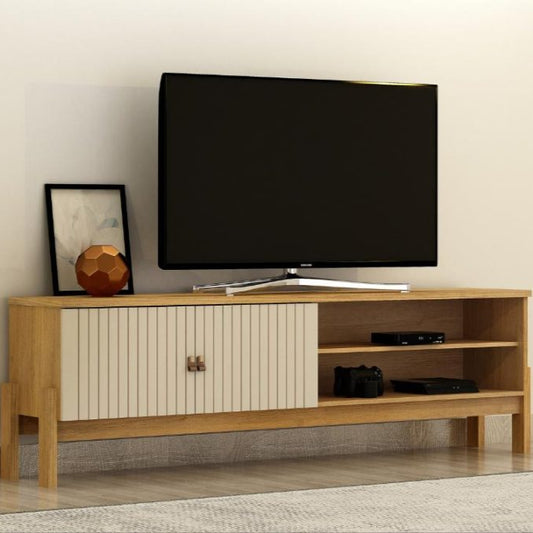 Rack Ouro Preto 60″ MDF - Cinamomo/Off White E