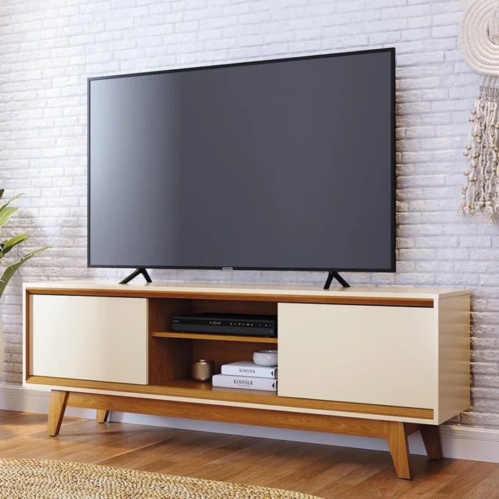 Rack Bancada Atlas 1,64 cm 65" - Cinamomo/Off White EN