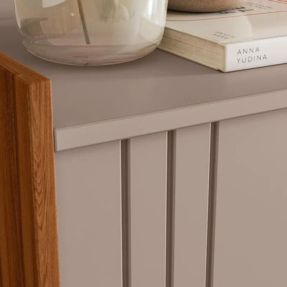 Rack Bancada New Austin 1,36 cm 50" - Grigio Fosco/Cinamomo Mel EN