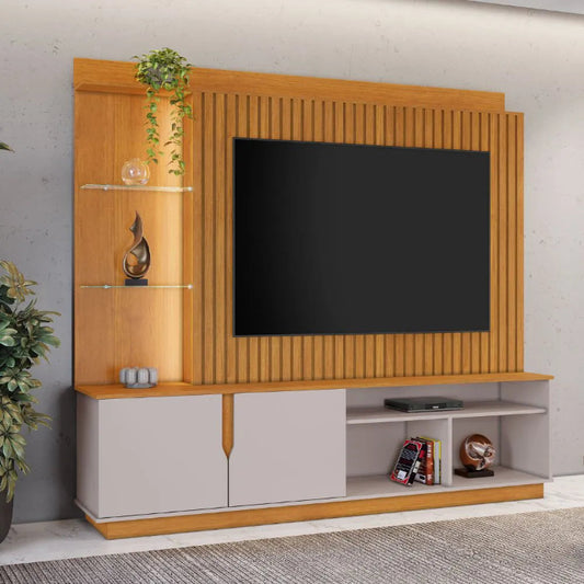 Home Amparo 60'' Com LED - Cinamomo/Off White E