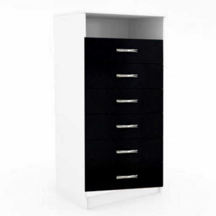 Comoda Itaperuna.Buzios 6G Branco com Preto EN