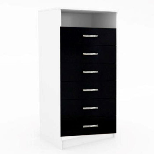 Comoda Itaperuna.Buzios 6G Branco com Preto EN