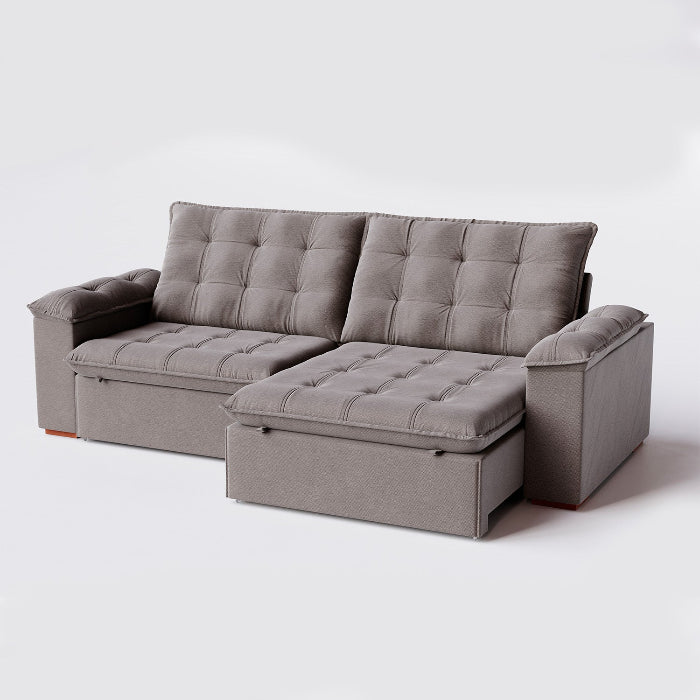 Estofado Retratil Magnum 2.30 cm - Cinza L