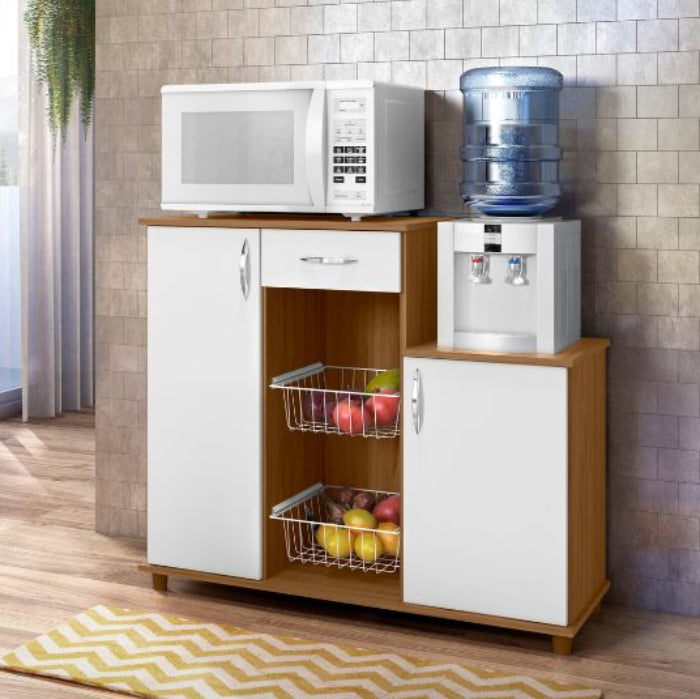 Fruteira Diva New 2Cestos Freijo.Trend.Branco EN