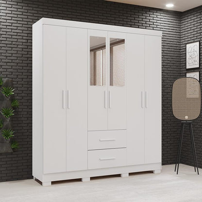 Roupeiro Estrela com Pes Branco EN