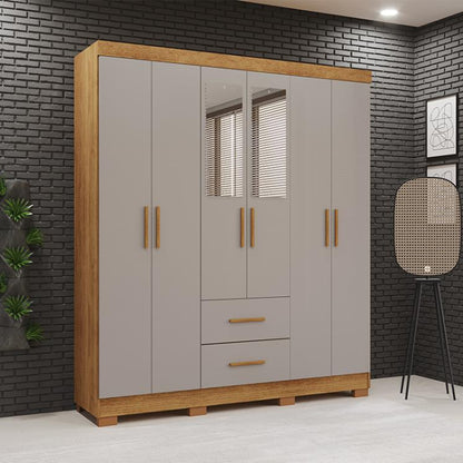 Roupeiro Estrela com Pes Cinamomo.Off White EN