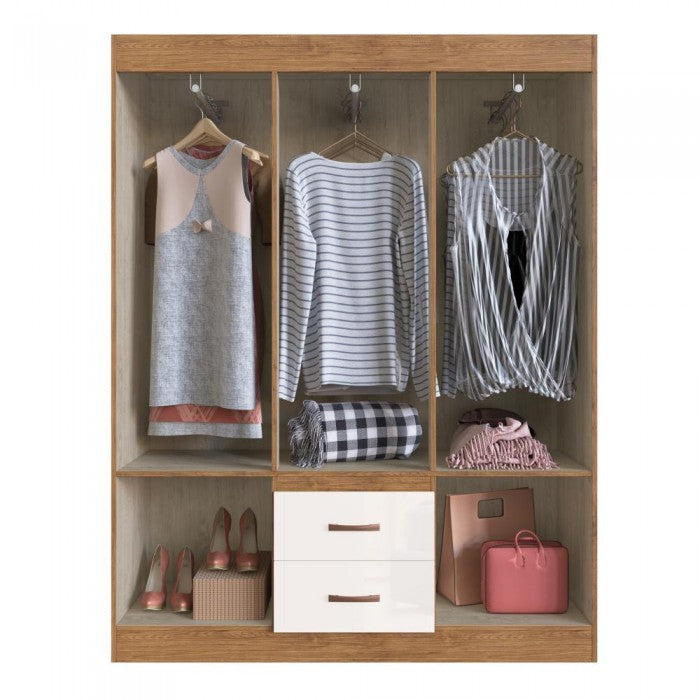 Roupeiro Montivideu Off White Nogueira EN 2